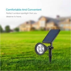 Solar Spot Light- Grond Spot Energiezuinig - Tuinverlichting Op Zonne-energie Met Nachtsensor - Sfeerverlichting Voor Op Gebouwen - Wit -Buitentuin Winkel 1200x1200 2773