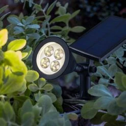 Solar Spot Light- Grond Spot Energiezuinig - Tuinverlichting Op Zonne-energie Met Nachtsensor - Sfeerverlichting Voor Op Gebouwen - Wit -Buitentuin Winkel 1200x1200 2775