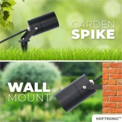 3x HOFTRONIC Spikey - Tuinspot Voor Buiten - LED - Zwart - 2700K Warm Wit - Waterdicht - 5 Watt - 400 Lumen - 230V - Verwisselbare GU10 Lamp - Prikspot Met Grondspies - Richtbaar - Aluminium - Voor Het Uitlichten Van Planten/struiken En Bomen -Buitentuin Winkel 1200x1200 2781