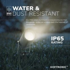 3x HOFTRONIC Spikey - Tuinspot Voor Buiten - LED - Zwart - 2700K Warm Wit - Waterdicht - 5 Watt - 400 Lumen - 230V - Verwisselbare GU10 Lamp - Prikspot Met Grondspies - Richtbaar - Aluminium - Voor Het Uitlichten Van Planten/struiken En Bomen -Buitentuin Winkel 1200x1200 2787