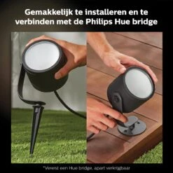 Philips Hue Lily XL-tuinspot - Wit En Gekleurd Licht - Zwart - Laagspanning -Buitentuin Winkel 1200x1200 2819