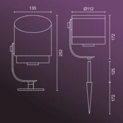 Philips Hue Lily XL-tuinspot - Wit En Gekleurd Licht - Zwart - Laagspanning -Buitentuin Winkel 1200x1200 2822