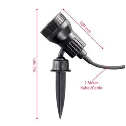 B.K.Licht - Prinkspot - Buitenlampen Incl. GU10 - 3.000 K - 2 Stuks -Buitentuin Winkel 1200x1200 2829