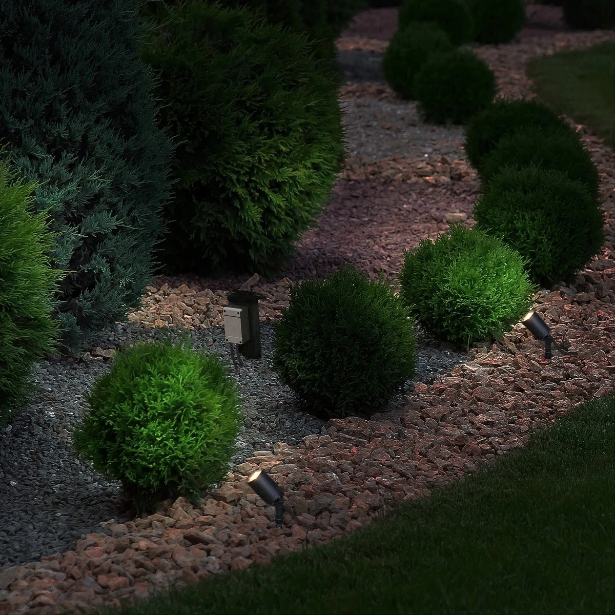 Ledvion IP65 - LED Prikspot - GU10 Fitting - 2 Meter Kabel Met Stekker - Zwart 9 Ledvion IP65 - LED Prikspot - GU10 Fitting - 2 Meter Kabel Met Stekker - Zwart - Afbeelding 7