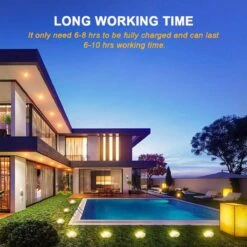 BOTC 4 X LED Solar Grondspot - Solar Tuinverlichting - Buitenlamp - Zonne-energie -Buitentuin Winkel 1200x1200 2858