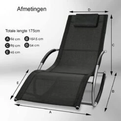 Sens Design Zonnebed - Ligbed - Weerbestendig - Zwart -Buitentuin Winkel 1200x1200 286