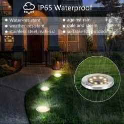 BOTC 4 X LED Solar Grondspot - Solar Tuinverlichting - Buitenlamp - Zonne-energie -Buitentuin Winkel 1200x1200 2860