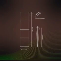 Calex Smart Outdoor LED Buitenlamp - Slimme Grondspot - Sokkellamp RGB En Warm Wit Licht- 4W - Zwart -Buitentuin Winkel 1200x1200 2900