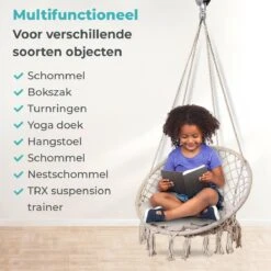 AVINT GOODS RVS Ophangsysteem Plafondhaak Bokszak – Schroefhaak & Ophanghaak Hangstoel – Muurhaak Binnen & Buiten - 550KG -Buitentuin Winkel 1200x1200 350