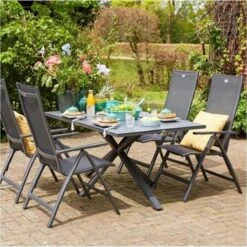 Hartman Aruba Aluminium Tuinstoel - Antraciet Verstelbaar -Buitentuin Winkel 1200x1200 373