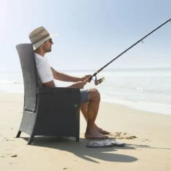 Allibert Vermont Verstelbare Tuinstoel - 64x68x107cm - Grafiet -Buitentuin Winkel 1200x1200 384