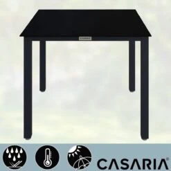 Casaria – Tuintafel – Aluminium – 90x90x75cm –Antraciet -Buitentuin Winkel 1200x1200 430