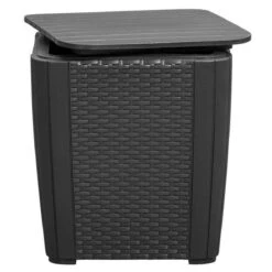 ALLIBERT Keter Luzon Opbergtafel - 39x39x43cm - Donkergrijs -Buitentuin Winkel 1200x1200 433