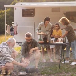 LifeGoods Klaptafel - Inklapbaar - 180 Cm - 6 Tot 8 Personen - Bruin -Buitentuin Winkel 1200x1200 480