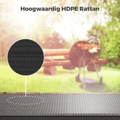 LifeGoods Klaptafel - Inklapbaar - 120 Cm - 4 Personen - Zwart -Buitentuin Winkel 1200x1200 486