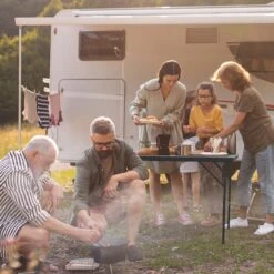 LifeGoods Klaptafel - Inklapbaar - 120 Cm - 4 Personen - Zwart -Buitentuin Winkel 1200x1200 487