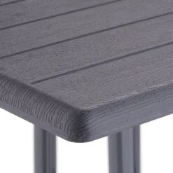 Relaxdays Tuintafel Vierkant - Buitentafel - Kleine Eettafel Tuin - Balkontafel Kunststof -Buitentuin Winkel 1200x1200 534