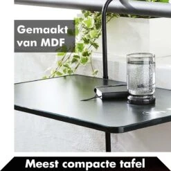 Balkontafel Inklapbaar – Zwart – 60 X 60 X 70 Cm – Hout Balkontafeltje Hangend Balkonbar Balkontafels Opklapbaar Hangtafel Balcony Table – Ophangbaar Voor Aan Het Balkon – Vouwtafel Wandtafel Inklapbare Tafel – Bijzettafel – Buiten Tafeltje Klaptafel -Buitentuin Winkel 1200x1200 567