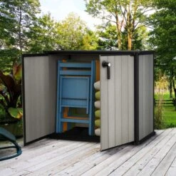 Keter Patio Store Opbergkast - 139,5x77x120cm - Grijs -Buitentuin Winkel 1200x1200 585