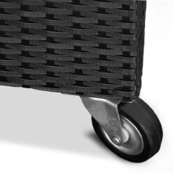 Casaria Wicker Opbergbox - Waterdicht 121,5cm Met Wielen - Grijs -Buitentuin Winkel 1200x1200 596