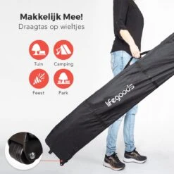 LifeGoods Partytent - 3x3 M - Zijwanden - Easy Up - Opvouwbaar - Waterdicht - Draagtas Met Wieltjes - Donkergrijs 16 LifeGoods Partytent - 3x3 M - Zijwanden - Easy Up - Opvouwbaar - Waterdicht - Draagtas Met Wieltjes - Donkergrijs -Buitentuin Winkel 1200x1200 609