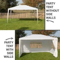 MaxxGarden Partytent - Paviljoen - 3x4m - Incl. Zijwanden - Waterdicht - Wit -Buitentuin Winkel 1200x1200 619