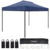 LifeGoods Partytent - 3x4.5 M - Easy Up - Opvouwbaar - Waterdicht - Draagtas Met Wieltjes - Donkerblauw -Buitentuin Winkel 1200x1200 655