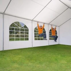 Hoogwaardige Partytent 3x6 M Van 240 G/m² PE Zeil Tuintent Feesttent Waterdicht In Wit -Buitentuin Winkel 1200x1200 670