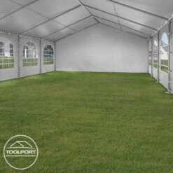 Hoogwaardige Partytent 3x6 M Van 240 G/m² PE Zeil Tuintent Feesttent Waterdicht In Wit -Buitentuin Winkel 1200x1200 673