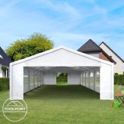 Hoogwaardige Partytent 3x6 M Van 240 G/m² PE Zeil Tuintent Feesttent Waterdicht In Wit -Buitentuin Winkel 1200x1200 678