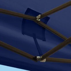 LifeGoods Partytent - 3x3 M - Zijwanden - Easy Up - Opvouwbaar - Waterdicht - Draagtas Met Wieltjes - Donkerblauw -Buitentuin Winkel 1200x1200 694