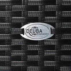 Deuba Polyrattan Tuinset Verona - 6 Stoelen + 1 Tafel Zwart -Buitentuin Winkel 1200x1200 705