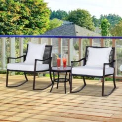Outsunny Tuinset 7-delig Schommelstoel Set Zitgroep Met Kussens Rotan Bruin 863-030 -Buitentuin Winkel 1200x1200 774