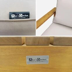 Alice's Garden Loungeset Mendoza - Acacia - 5 Plaatsen - Beige -Buitentuin Winkel 1200x1200 838