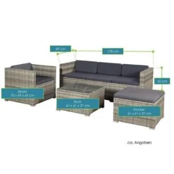 Loungeset Punta Cana - L - Polyrotan -Buitentuin Winkel 1200x1200 871