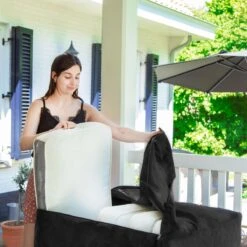 VONROC Premium Opbergtas Voor Lounge/tuinset Kussens – 75x75x90cm – Voor 6 Tot 8 Kussens -Buitentuin Winkel 1200x1200 88