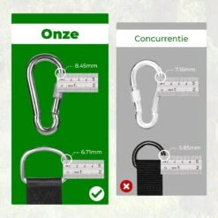 4House Ophang Koord Voor Hangmat, Hangstoel / Schommel - Hangmat Bevestigingsset Inclusief Haken - Karabijnhaak - Hangmat Standaard -Schommelophangset - Hangmat Ophangsysteem -150cm - Tot 1000kg - Boomvriendelijke Hangmat Ophangset - Set Van 2Stuks -Buitentuin Winkel 1200x1200 994