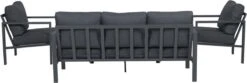 Garden Impressions Durban Loungeset - 4-delig - Zwart -Buitentuin Winkel 1200x402