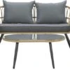 Garden Impressions Franklin Loungeset 4-delig - Wicker - Carbon Black/mystic Grey -Buitentuin Winkel 1200x438