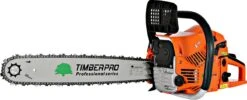 TIMBERPRO - Kettingzaag – Benzine - 62 Cc - Zwaardlengte 50 Cm - Transportzak - 2e Ketting -Buitentuin Winkel 1200x484 2