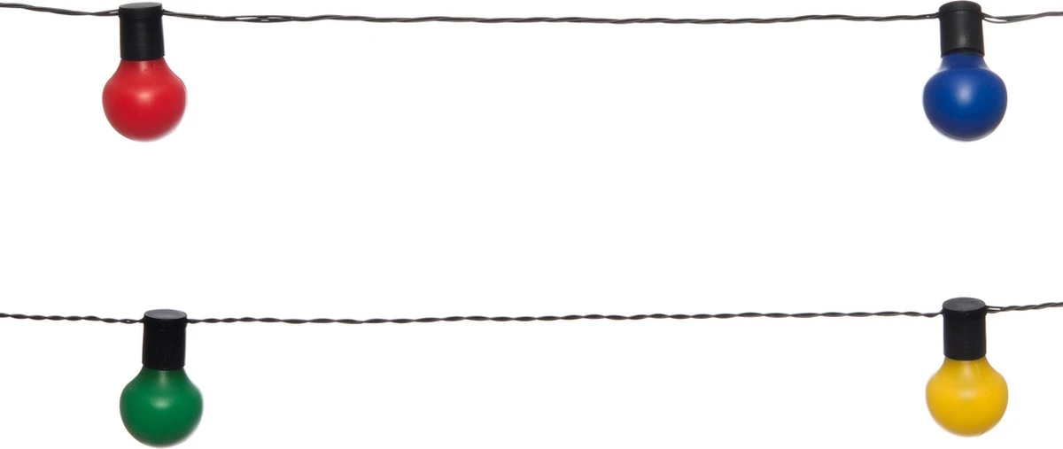 Tuin Lichtsnoer Met Kleur Lampjes Van WDMT™ | 13,55 Meter Lang | 20 Stuks LED Lamp Tuin Verlichting Snoer | Sfeervolle Tuinverlichting 4 Tuin Lichtsnoer Met Kleur Lampjes Van WDMT™ | 13,55 Meter Lang | 20 Stuks LED Lamp Tuin Verlichting Snoer | Sfeervolle Tuinverlichting - Afbeelding 2