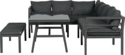 Blakes Lounge Diningset - 4 Delig - Donker Grijs -Buitentuin Winkel 1200x528