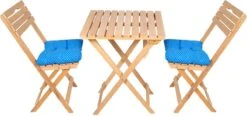 SiRaC - Houten Tuinset - Balkonset - 3-delig - Met Paarse Kussens - Natuurlijke Hout - Balkon Meubelen - 2 Persoons Balkonset - Twee Stoelen En Bijzettafel - Hout -Buitentuin Winkel 1200x565 1