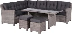 Garden Impressions Jaru Lounge Dining Set - Extra Luxe Kussens -Buitentuin Winkel 1200x568