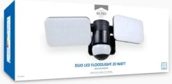 ELRO LF70 Duo LED Buitenlamp Met Bewegingssensor – 2x 10W – 1200LM – IP54 Waterdicht - Zwart -Buitentuin Winkel 1200x590 5