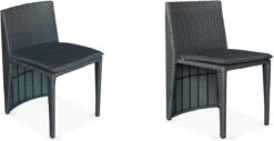Alice's Garden Balkonset Doppio - 2 Stoelen - Inschuifbaar - Wicker - Grijs -Buitentuin Winkel 1200x619 2