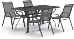 VidaXL 5-delige Tuinset Grijs En Zwart -Buitentuin Winkel 1200x645 1