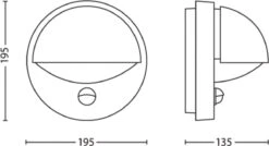 Philips June Buitenwandlamp Met Sensor - Antraciet 17 Philips June Buitenwandlamp Met Sensor - Antraciet -Buitentuin Winkel 1200x653 3