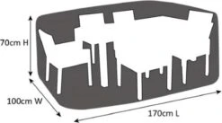 SORARA® Tuinmeubelhoes - Beschermhoes Tuinset - 160 X 90 X 70 Cm. -Buitentuin Winkel 1200x665