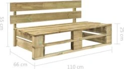 VidaXL Tuinbank Pallet Hout -Buitentuin Winkel 1200x672